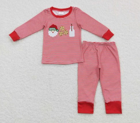 Embroidery Santa Pyjamas