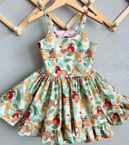 Animal kingdom Strap Dress