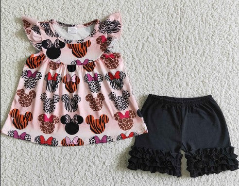 Safari Mouse Shorts Set