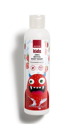 Avon Kids 2in1 Bath & Body Wash. Strawberry.