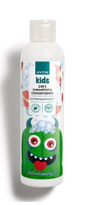 Avon Kids 2in1 Shampoo & Conditioner. Watermelon.