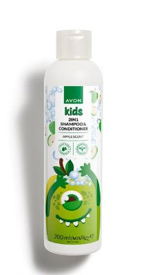 Avon Kids 2in1 Shampoo & Conditioner. Apple.