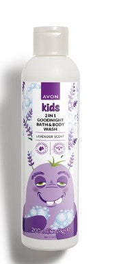 Avon Kids 2in1 Goodnight Bath & Body Wash. Lavender.