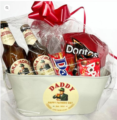 Personalised Tin Hamper (Contents not included