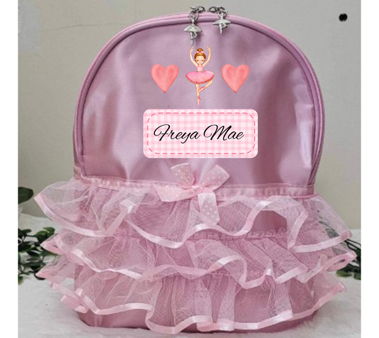 Ballerina Personalised Backpack