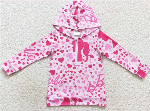 Printed Barbie Hoodie