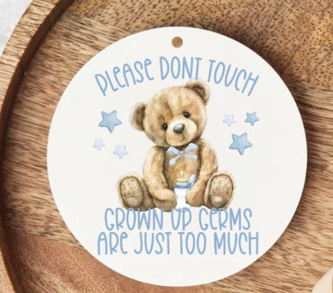 Germs, Please Don't Touch Acrylic Sign