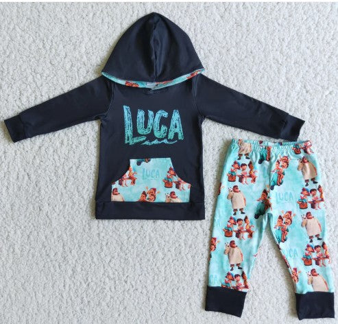 Luca Boys Long Sleeve Hoodie Set