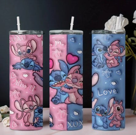 Stitch Valentines 20oz Tumbler