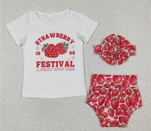 Strawberry Festival 3pcs Set
