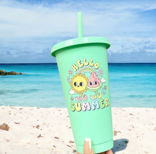 Hello Summer 16oz Cold Cup