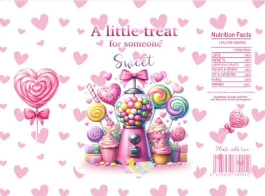 2 x Valentines Treat Bag - will come assembled