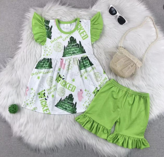 Green Wicked Shorts Pyjamas