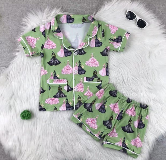 Green Wicked Shorts Pyjamas